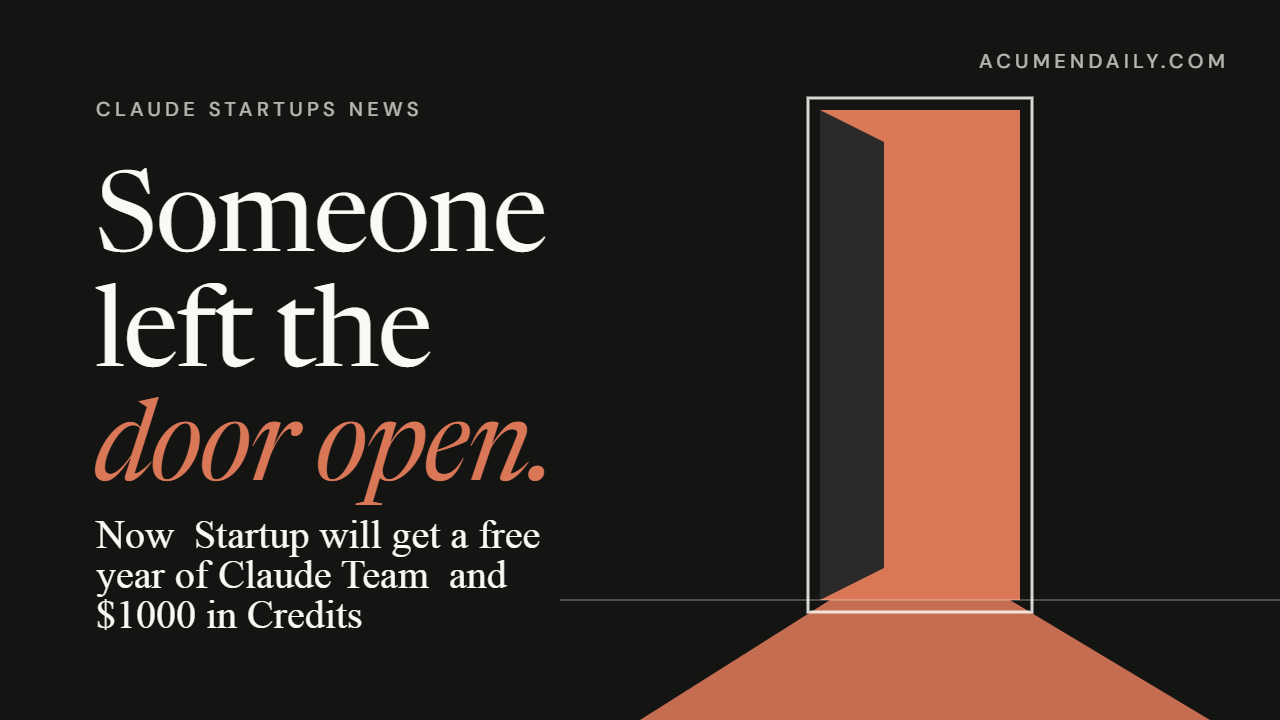 Anthropic Just Left the Door Open for Startups